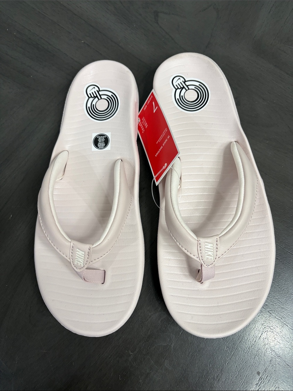 Nike Women’s Marina Red Silt (Light Pink) Foam Thong Sandals